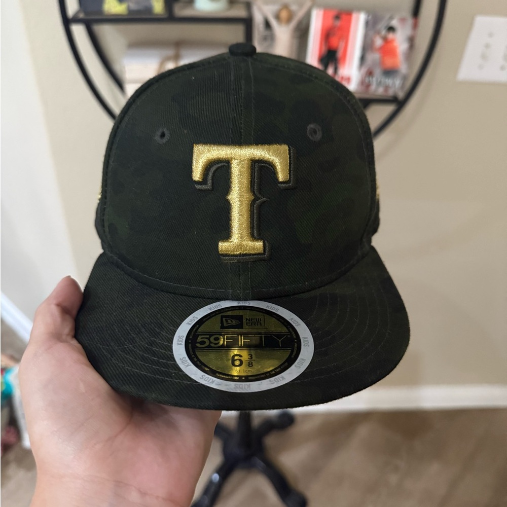 New Era Texas Rangers MLB Armed Forces Camo Fitted cap